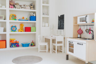 custom storage child's playroom